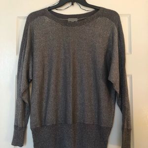 Silver sparkle sweater